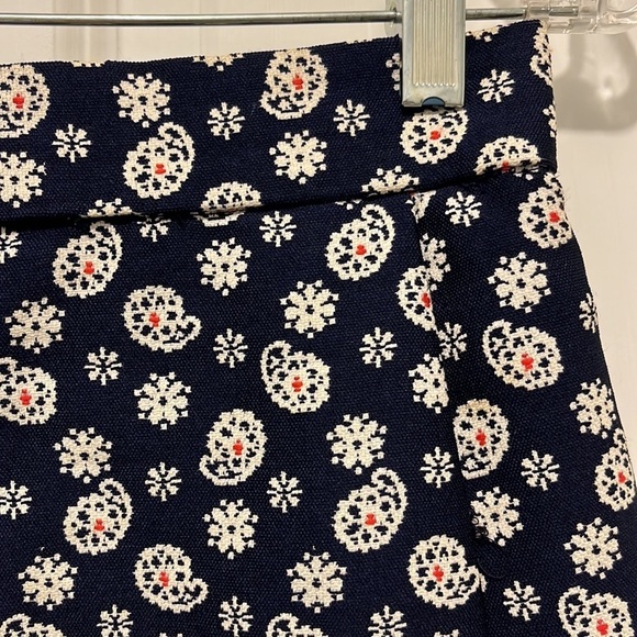 Givenchy Vintage Maxi Skirt in Navy and White Paisley Print - Picture 2 of 9